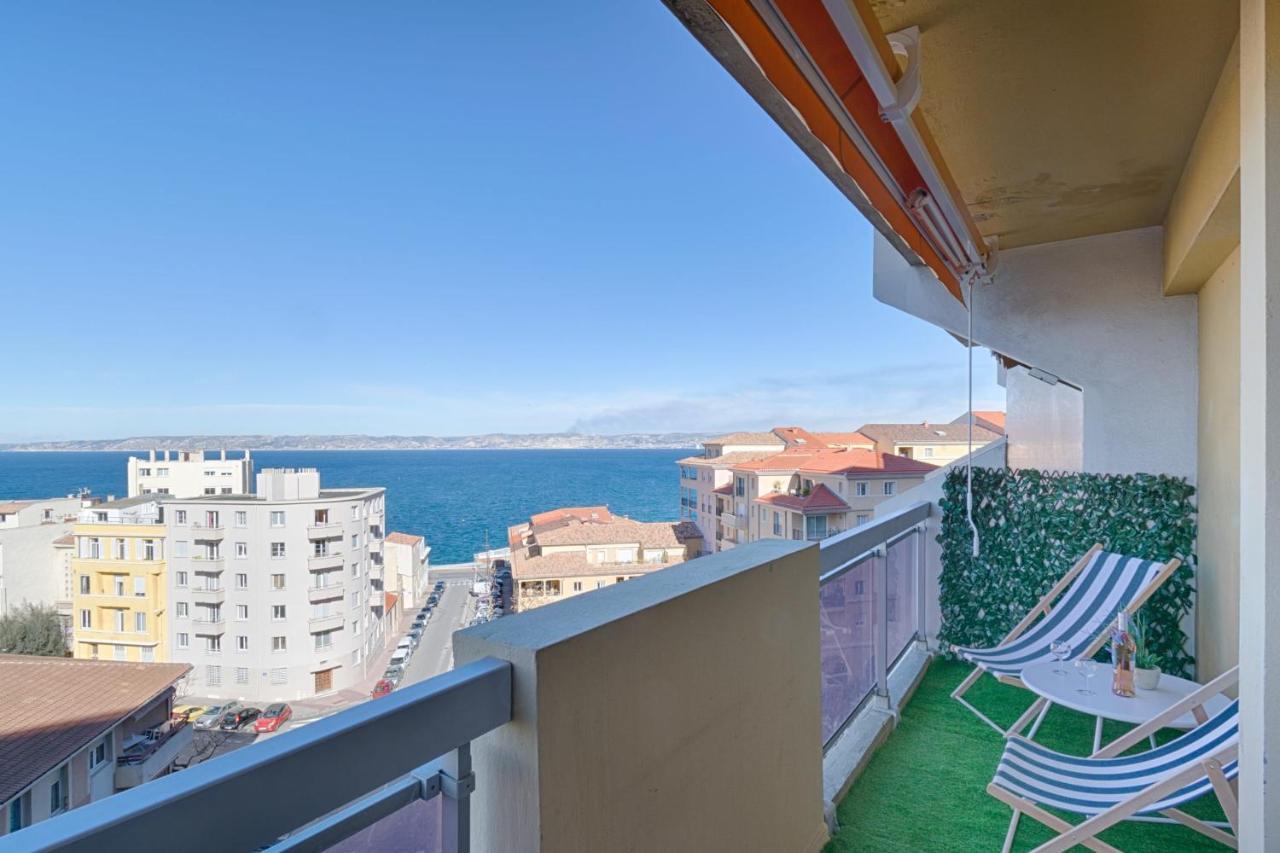 Vue Feerique Sur La Mer - Air Rental Marseille Exteriér fotografie